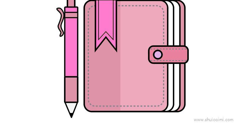 手账女孩儿童画怎么画 手账女孩简笔画好看