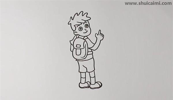 小男孩简笔画怎么画 小男孩简笔画简单