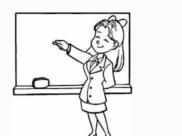 教师的简笔画图片大全 教师的简笔画图片大全大图