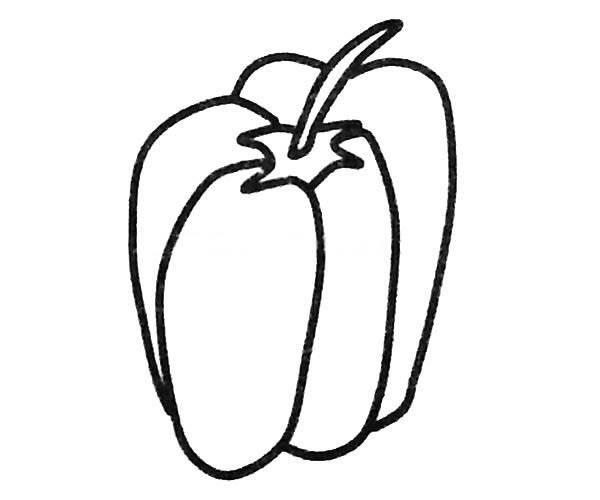 辣椒简笔画 辣椒简笔画儿童简笔画