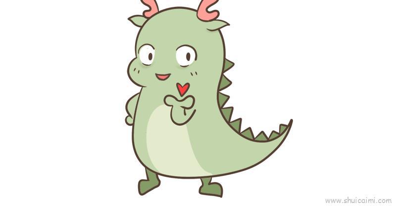 小怪兽卡通简笔画绘画教学