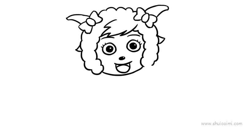 美羊羊儿童画怎么画 美羊羊简笔画好看