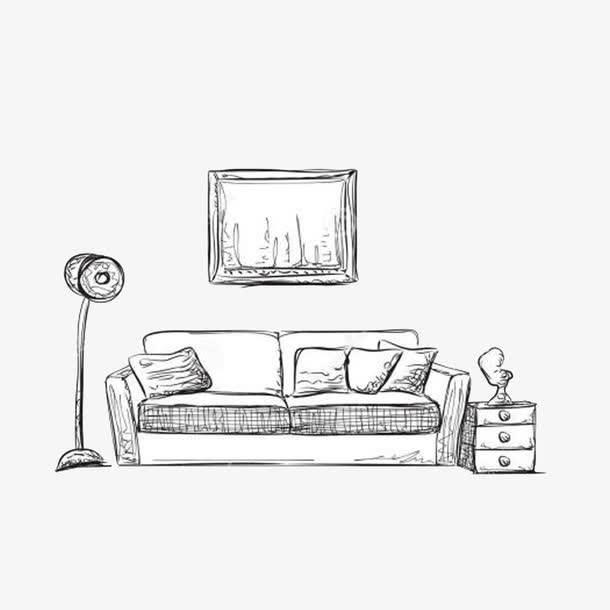 客厅简笔画 客厅简笔画儿童