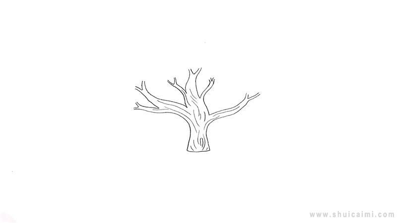 桃树简笔画怎么画 桃树简笔画步骤