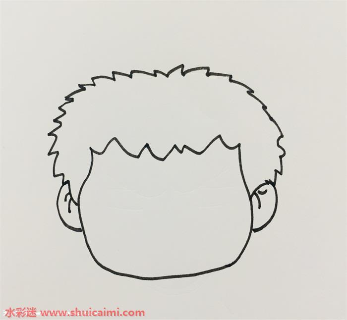 动漫人物三井寿简笔画教程大全