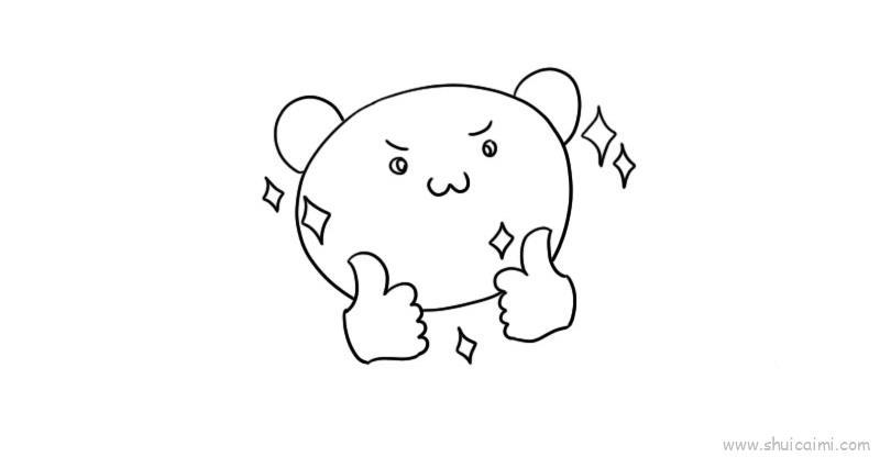 手绘表情包儿童画怎么画