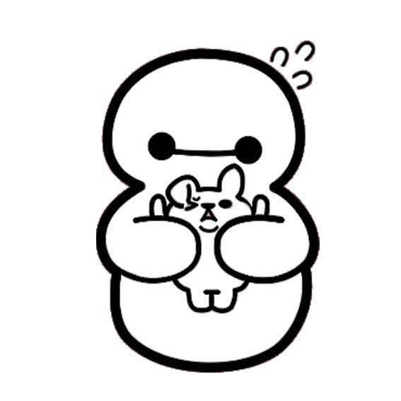 大白简笔画 抗疫大白简笔画