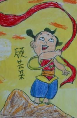 红孩儿简笔画 西游记红孩儿简笔画