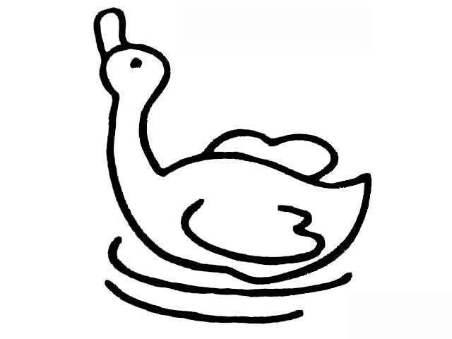 鸭子简笔画图片大全可爱 鸭子简笔画图片大全可爱带颜色