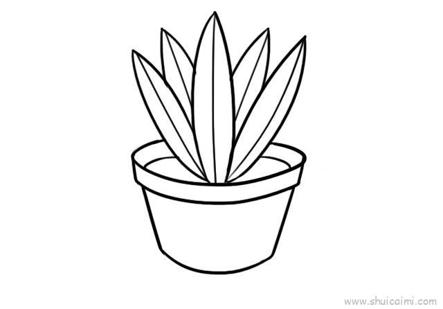 盆栽儿童画怎么画 盆栽简笔画画法