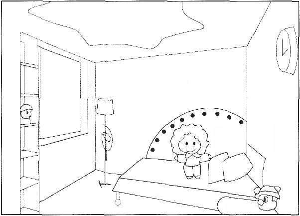 卧室的简笔画图片大全 卧室的简笔画图片大全简单