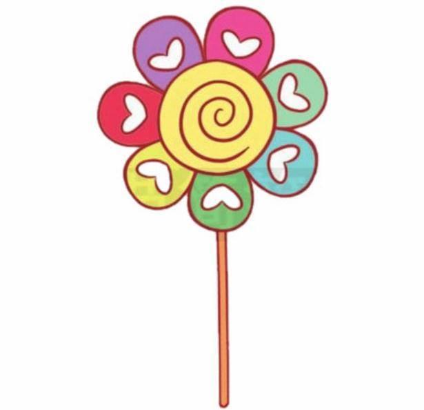 糖果简笔画 糖果简笔画简单又漂亮