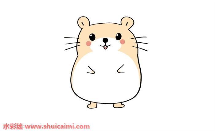 小仓鼠怎么画 小仓鼠简笔画步骤图
