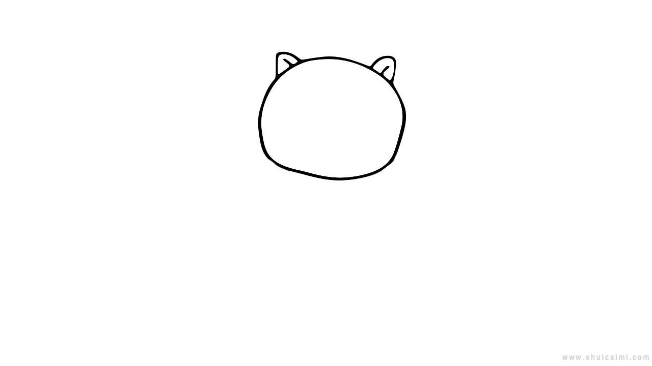 猪卡通简笔画怎么画 猪卡通简笔画图片