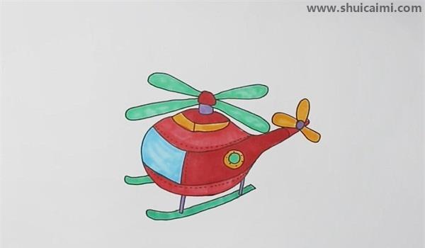 直升机简笔画怎么画 直升机简笔画画法