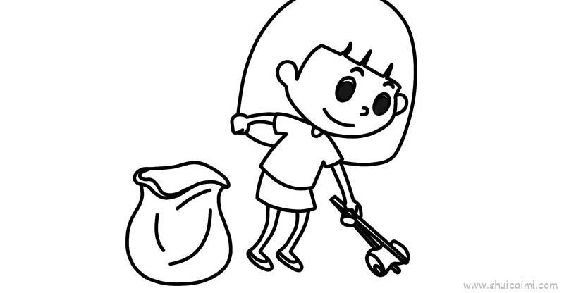 环境日教程儿童画怎么画 环境日教程简笔画画法