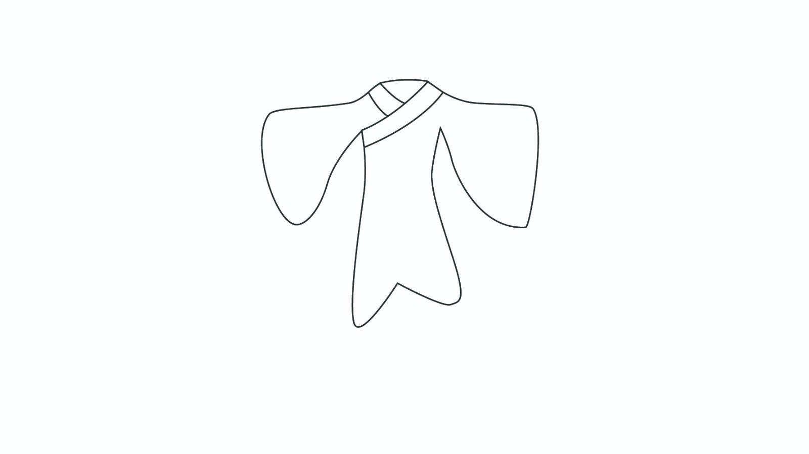 汉服的简笔画怎么画 汉服简笔画图片