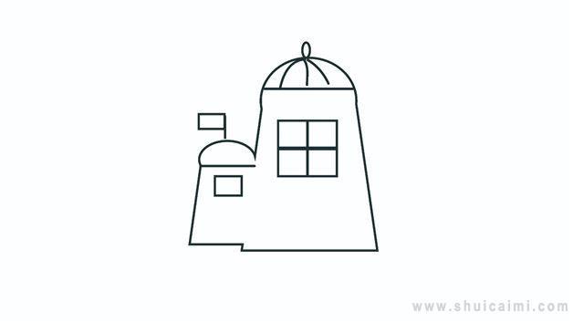 魔法城堡简笔画怎么画 魔法城堡简笔画好看