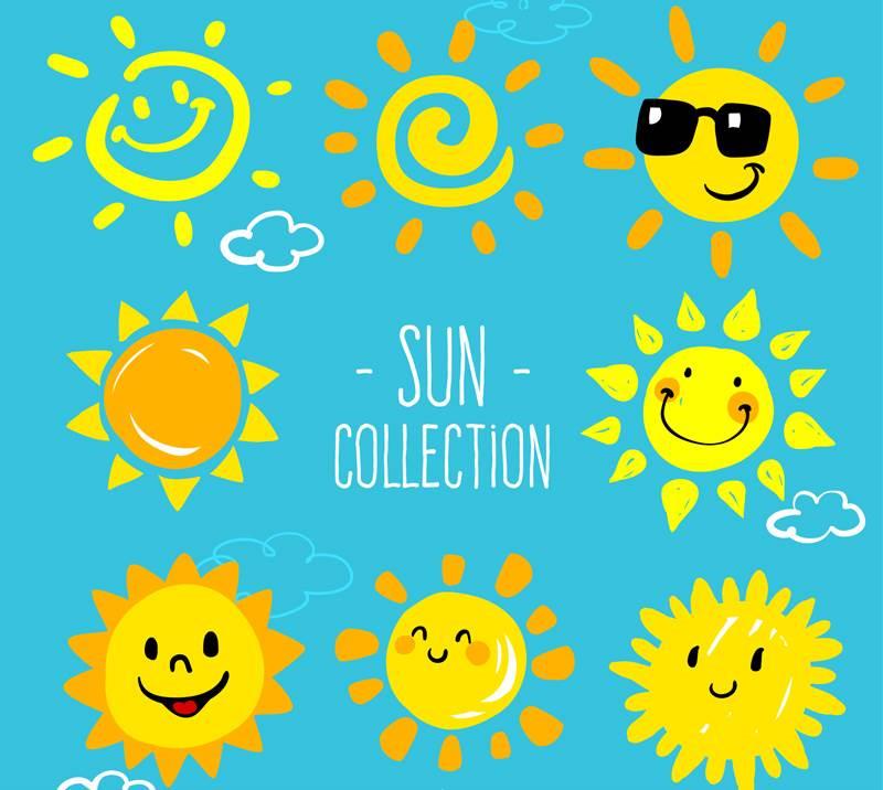 太阳图片简笔画 太阳图片简笔画彩色