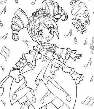 可爱的小女孩简笔画 美丽可爱的小女孩简笔画