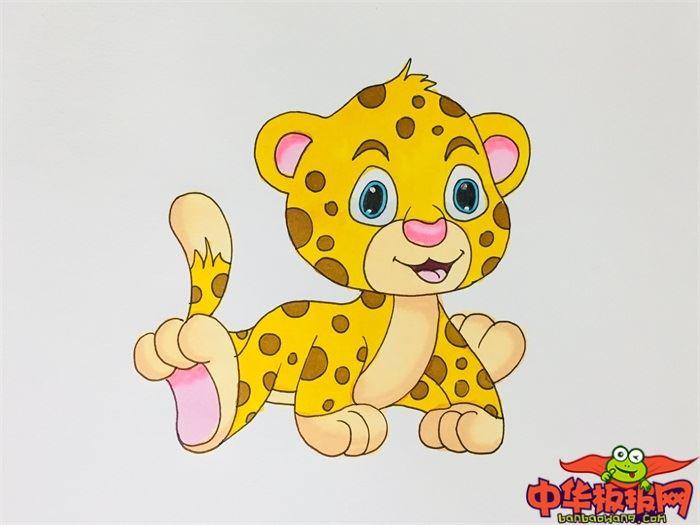 豹子怎么画 豹子简笔画简单彩色