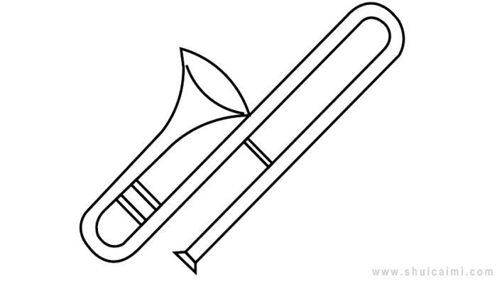 长号简笔画怎么画 长号简笔画简单又好看