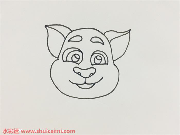 会说话汤姆猫怎么画 会说话汤姆猫简笔画简单又漂亮