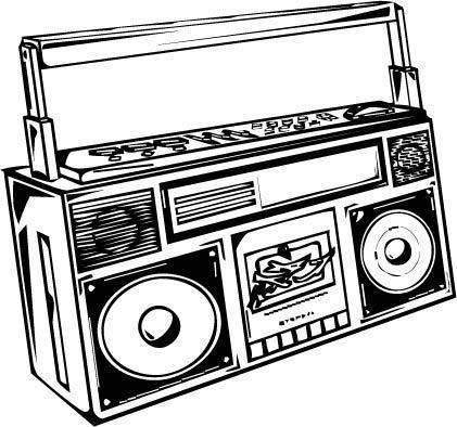 收音机简笔画 收音机简笔画卡通