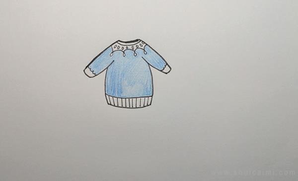毛衣简笔画怎么画 毛衣简笔画好看