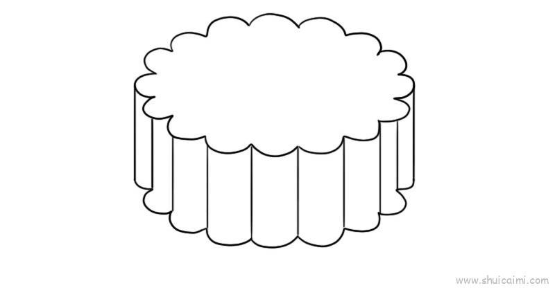 月饼儿童画怎么画 月饼简笔画图片大全