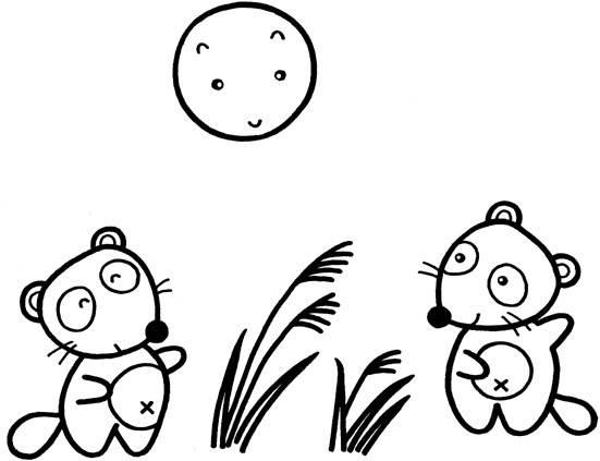 野生动物简笔画大全 野生动物简笔画大全图片