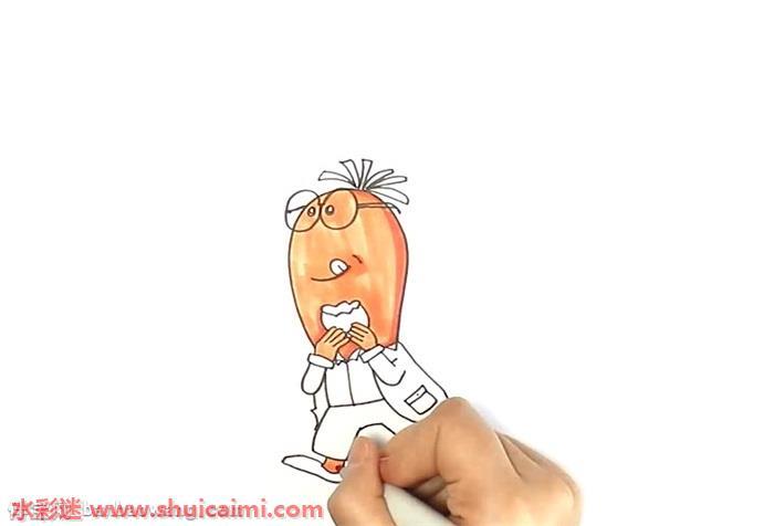胡萝卜先生怎么画 胡萝卜先生简笔画简单又漂亮