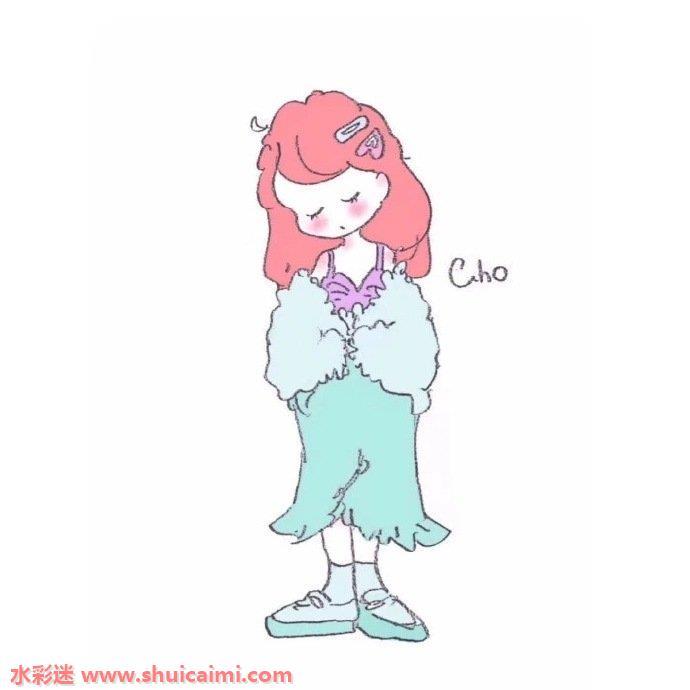 仙女少女心怎么画 仙女少女心简笔画步骤图