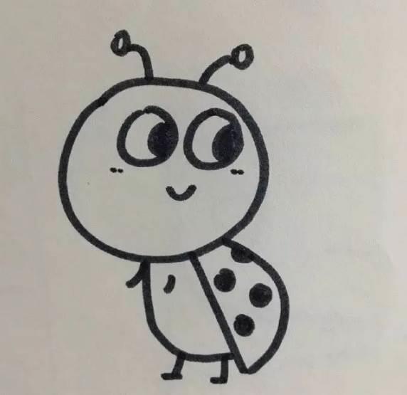 瓢虫简笔画 瓢虫简笔画儿童画