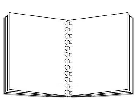 笔记本简笔画 笔记本简笔画彩色