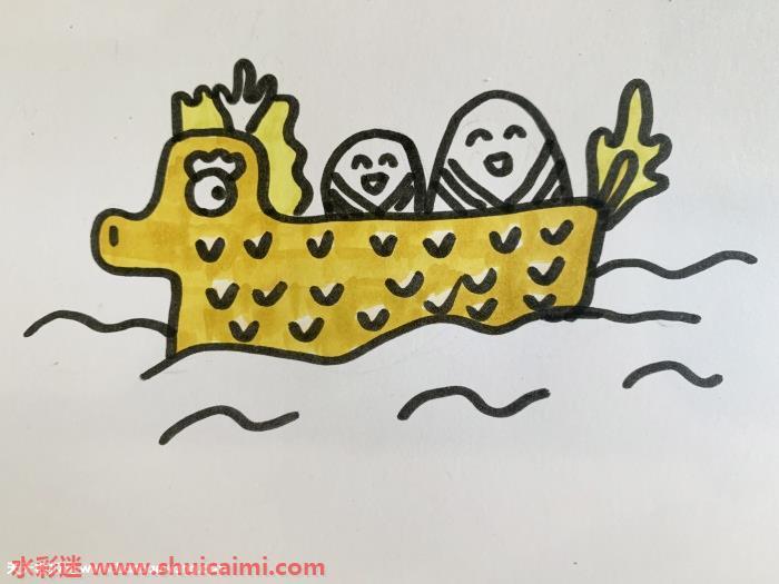 端午节怎么画 端午节简笔画彩色