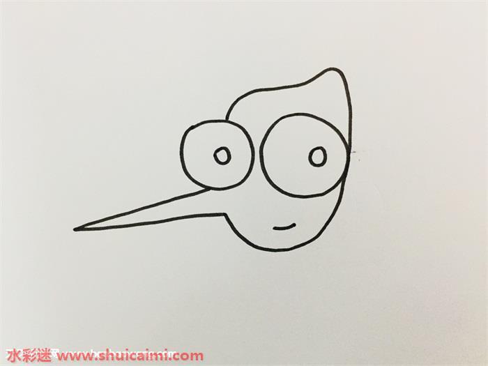 蚊子怎么画 蚊子简笔画图片带颜色