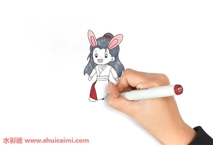 肖战怎么画 肖战简笔画简单好看彩色