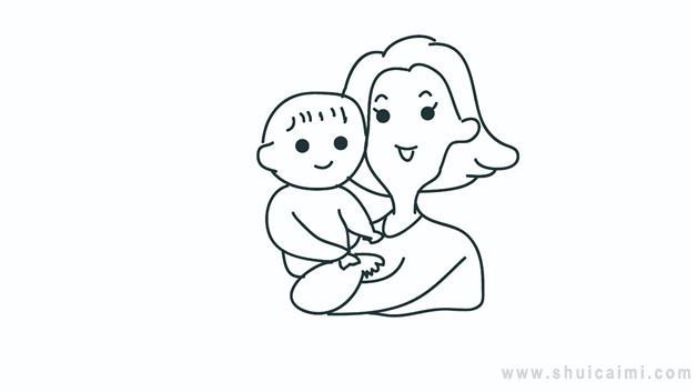 母亲节简笔画怎么画 母亲节简笔画图片