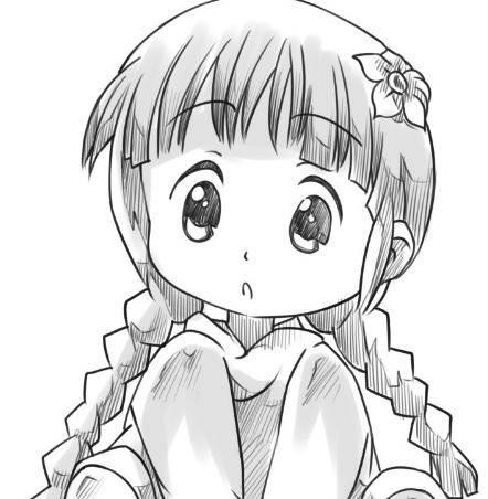 女孩简笔画漂亮可爱 劳动女孩简笔画漂亮可爱