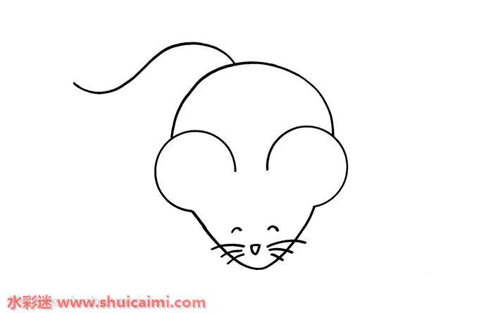 小学生老鼠怎么画 小学生老鼠简笔画简单又漂亮彩色