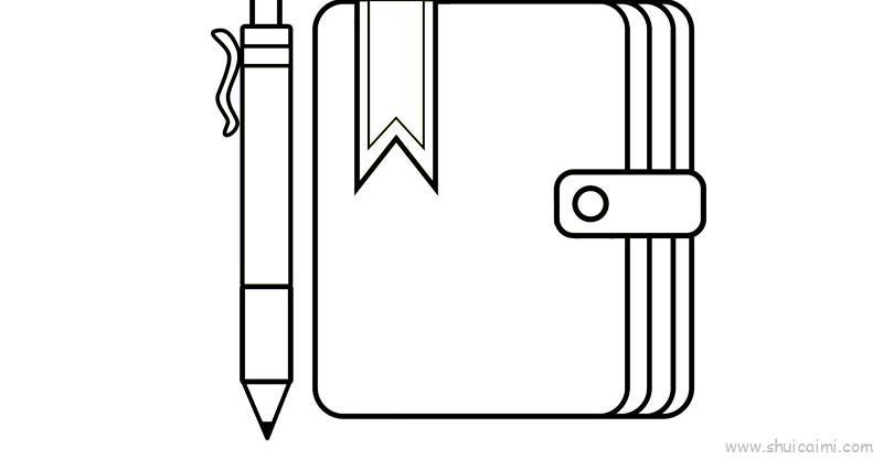 手账女孩儿童画怎么画 手账女孩简笔画好看