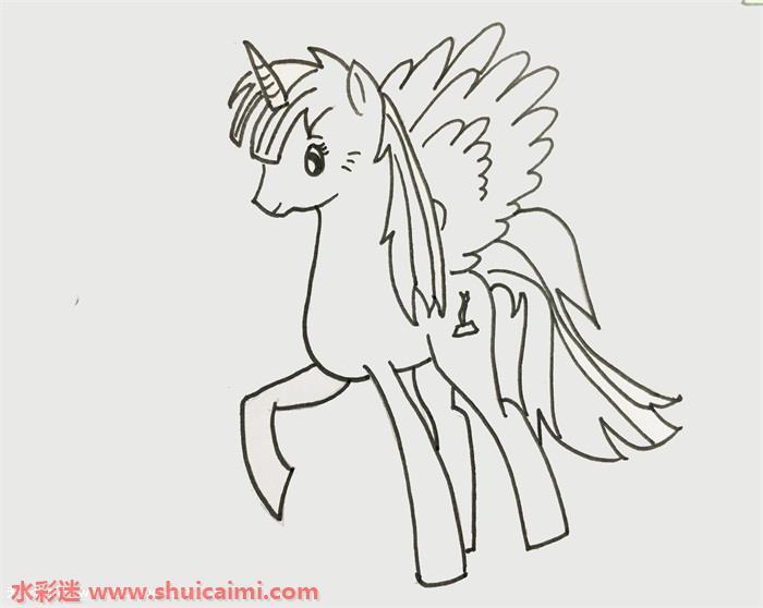 小马宝莉宇宙公主妈妈怎么画简笔画简单?