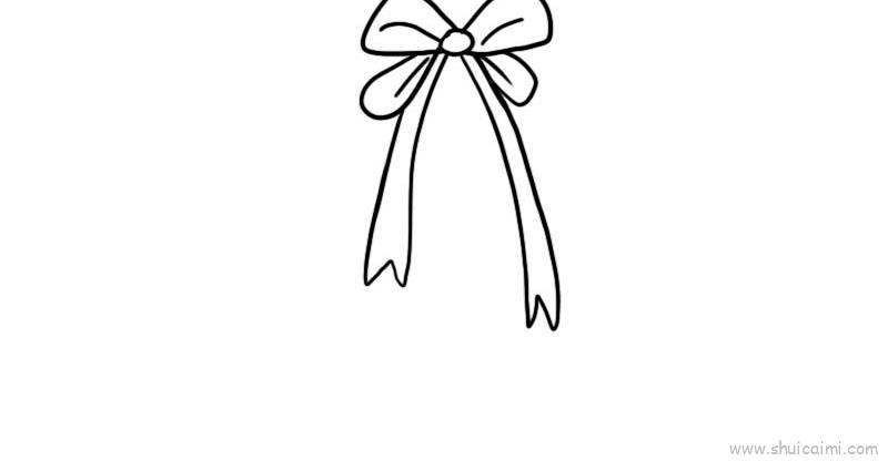 圣诞节花环儿童画怎么画 圣诞节花环简笔画图片