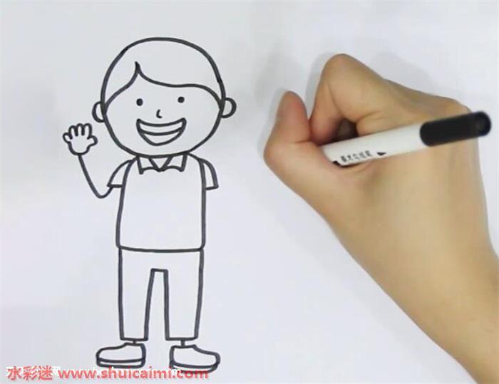 一家人怎么画 一家人简笔画彩色