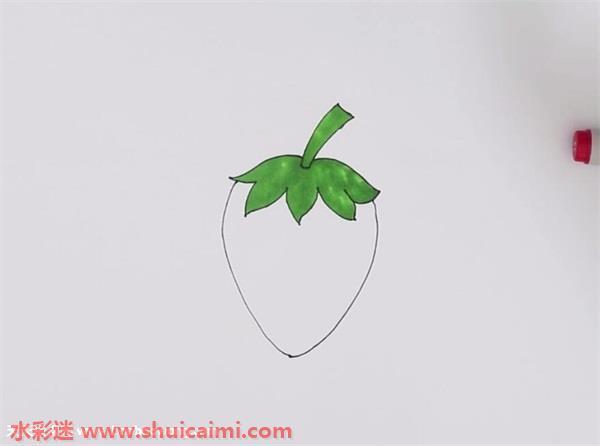 草莓怎么画 草莓简笔画简单彩色