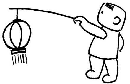 鞭炮灯笼图片简笔画 鞭炮灯笼图片简笔画大全