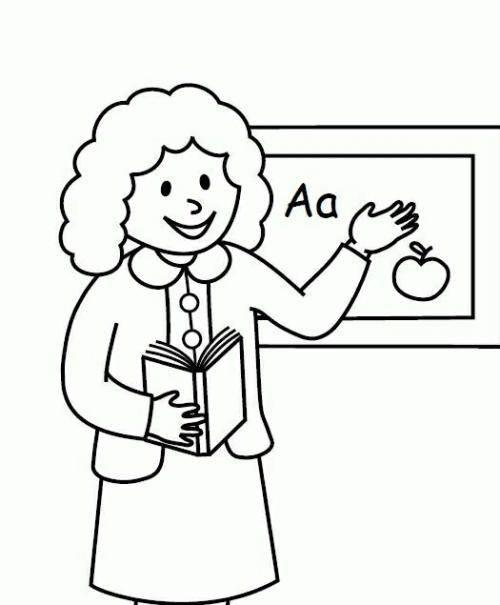 教师的简笔画图片大全 教师的简笔画图片大全大图