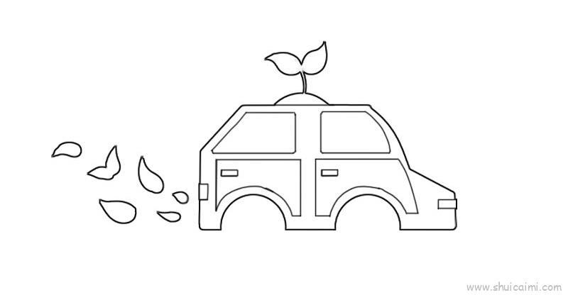 环保车儿童画怎么画 环保车简笔画画法