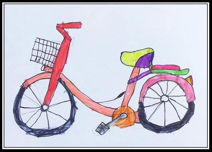 电动车 简笔画 电动车简笔画儿童简笔画